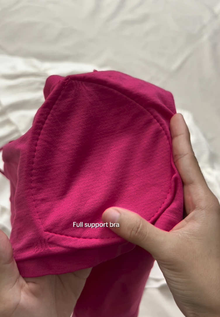 Full support tanktop with built in bra 🛍️✨🤍💃🏻 #joybasicfit #joybasic #premiumquality #promoguncang1010 #bratank #tanktop 