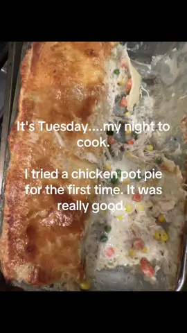 My night to cook #mightymom #chickenpotpie 