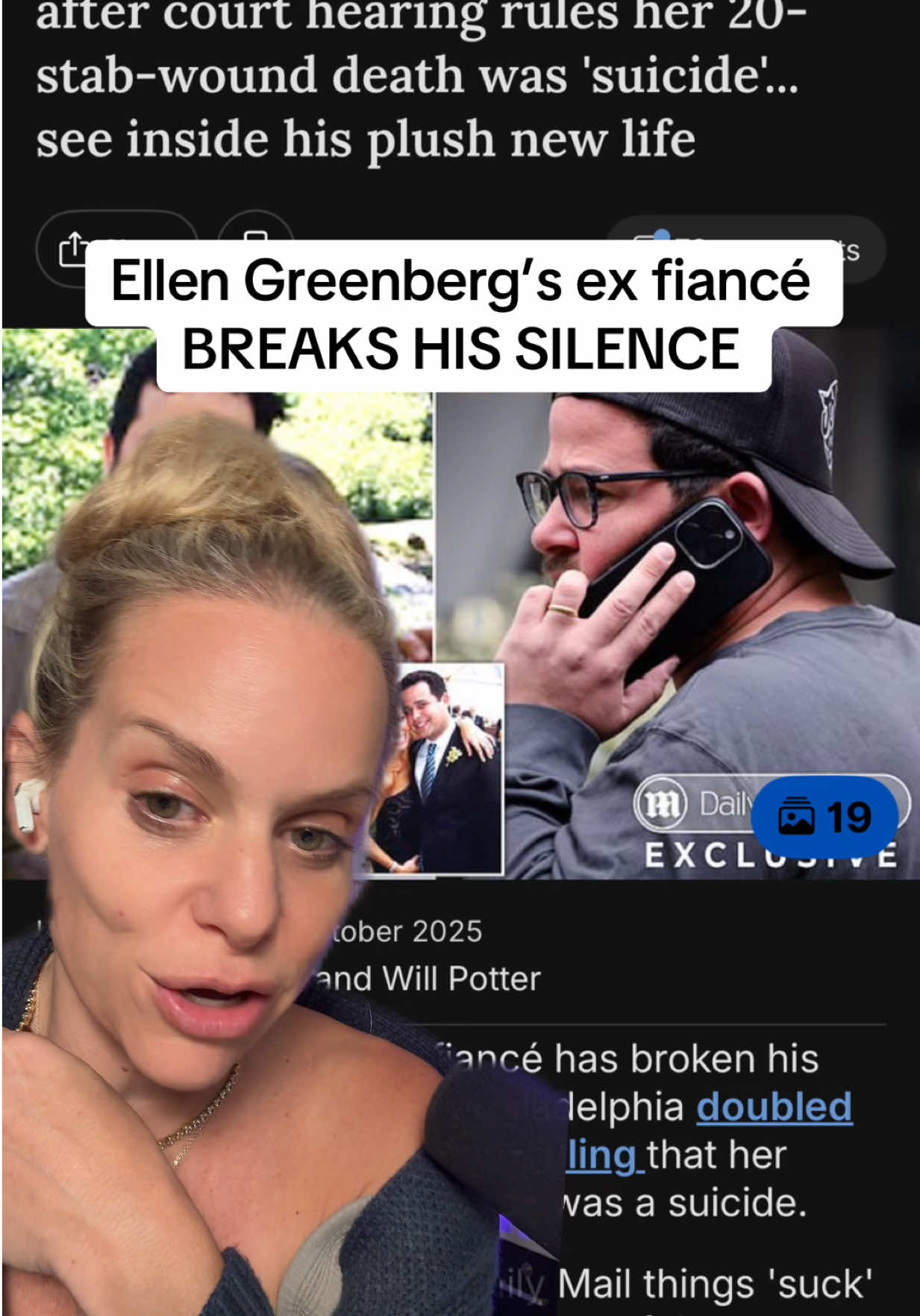 Ellen Greenberg’s ex fiancé breaks his silence #ellengreenberg #justiceforellengreenberg #huludocumentary #samgoldberg 