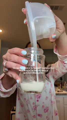 as someone who used to have a bit oversupply, this feels so unusual!!! #pumpingmom #newmom 
