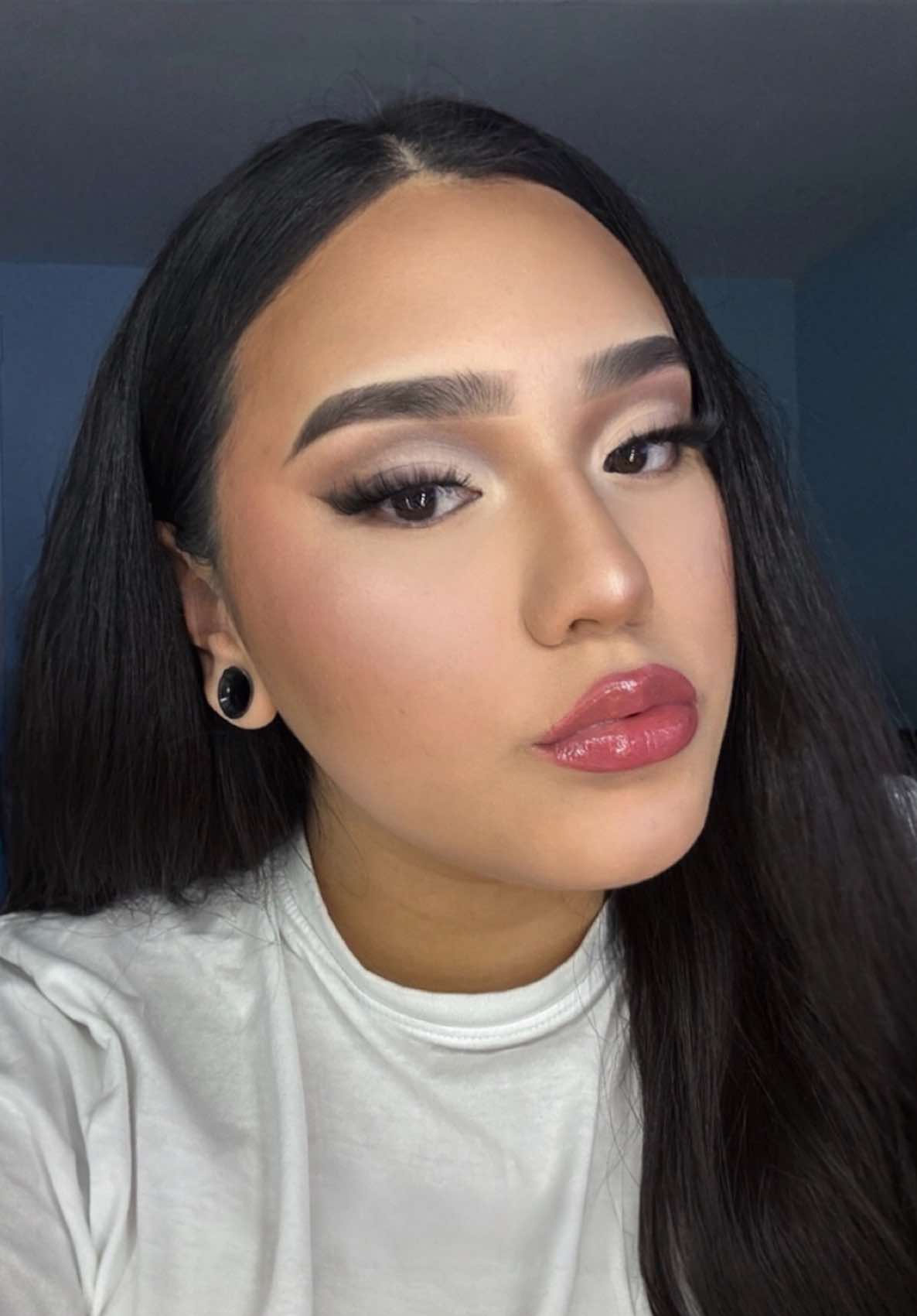 natural glam 🤎 #makeup #makeuptutorial #nativetiktok 