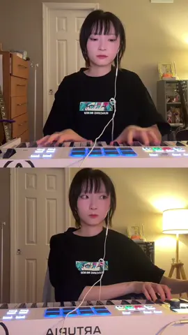 important advice i will not repeat, so make sure u take notes #bakemonogatari #hanekawa #piano #化物語 