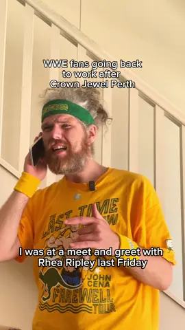My Time (to find a new job) is Now! #WWE #crownjewel #perth 
