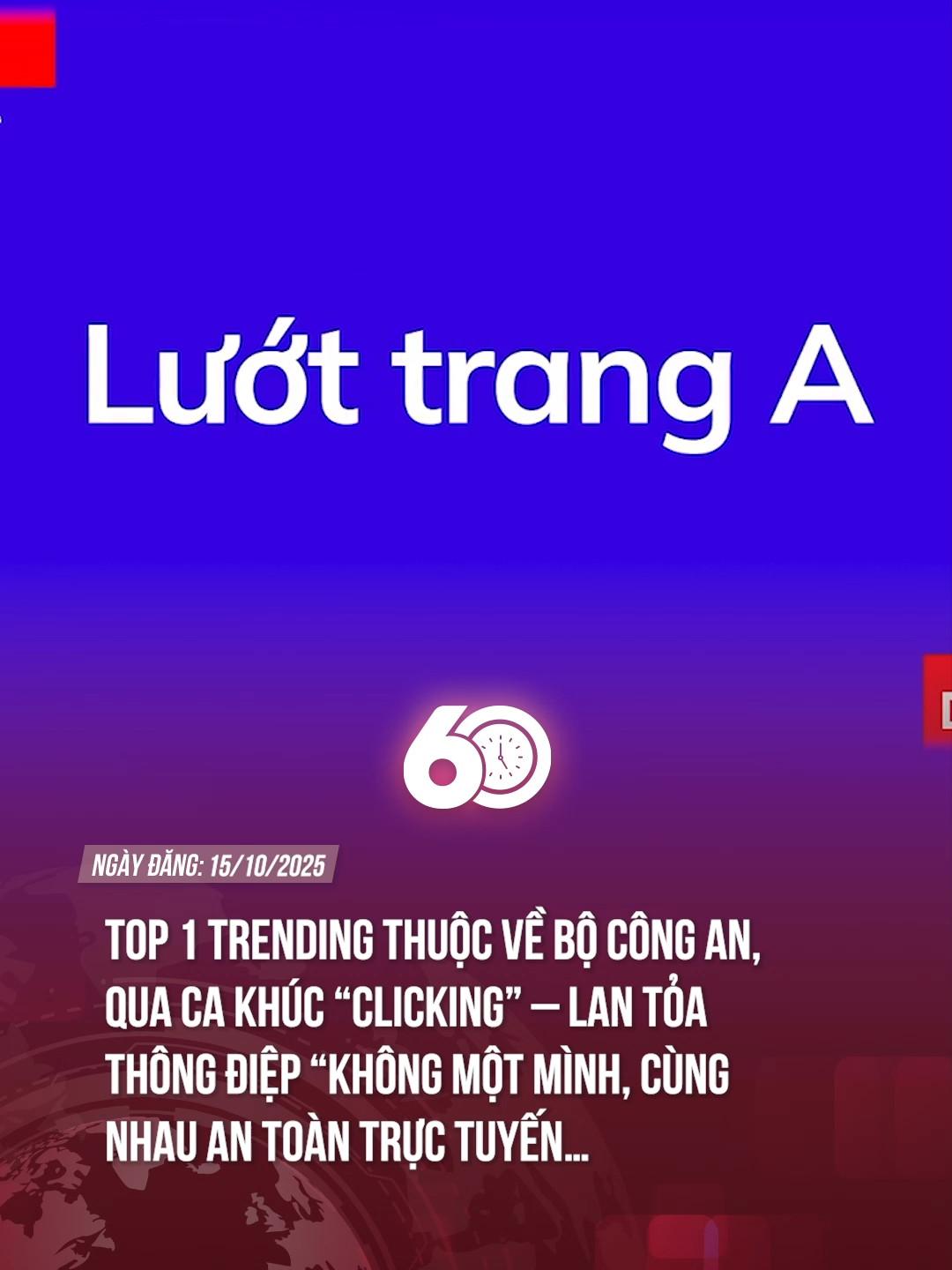 TOP 1 TRENDING THUỘC VỀ BỘ CÔNG AN #60giay #theanh28 #theanh28news