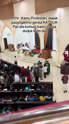 ☺️ #fyp #katolik #protestan #bintuni #papua 