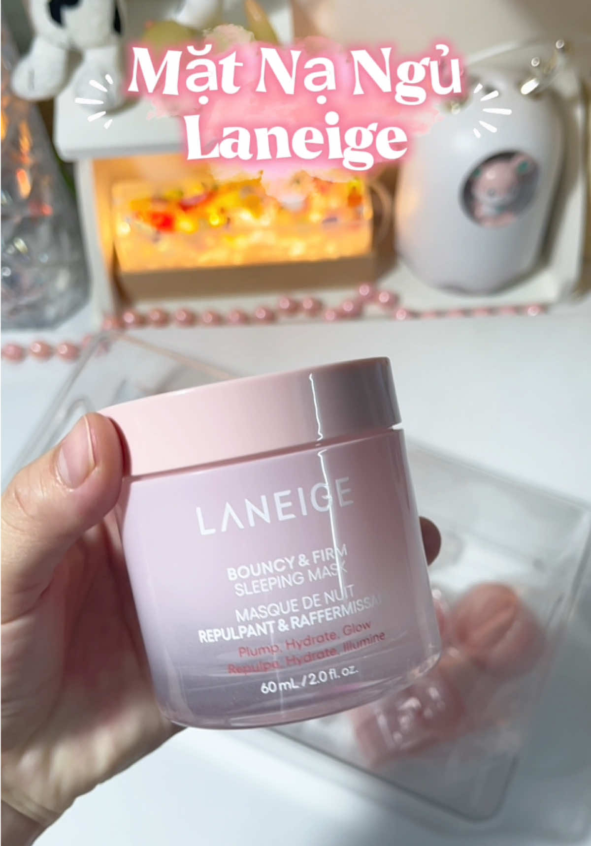 Bí quyết để sáng ngủ dậy có làn da mềm mịn căng mướt 😍 #laneige #matnangu #fyp #xuhuong #review 