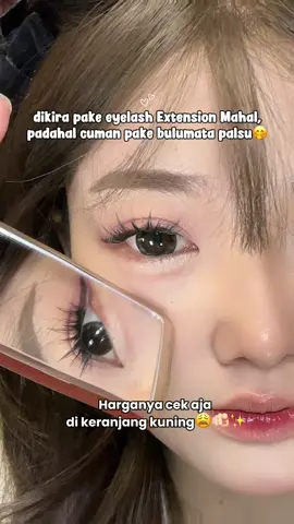 Jan kaget ya emng sebagus ini😖🤏🏻✨ #bulumatapalsu #bulumatanatural #v8lady 