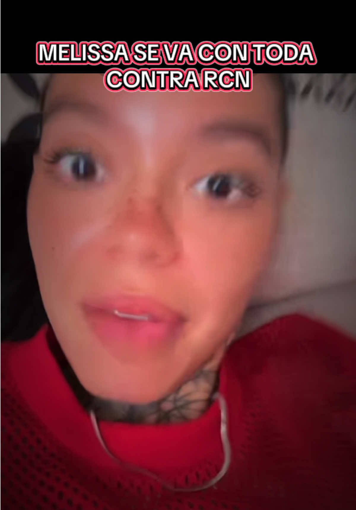 #melissagate suelta toda la lengua y se queja de @CanalRCN muy a su manera. #rcn 
