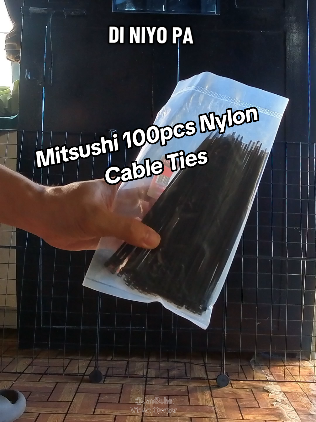 Mitsubishi 100pcs Nylon Cable Ties🪢 #cableties #nyloncableties #NylonCableTies  #CableTies  #ZipTies 