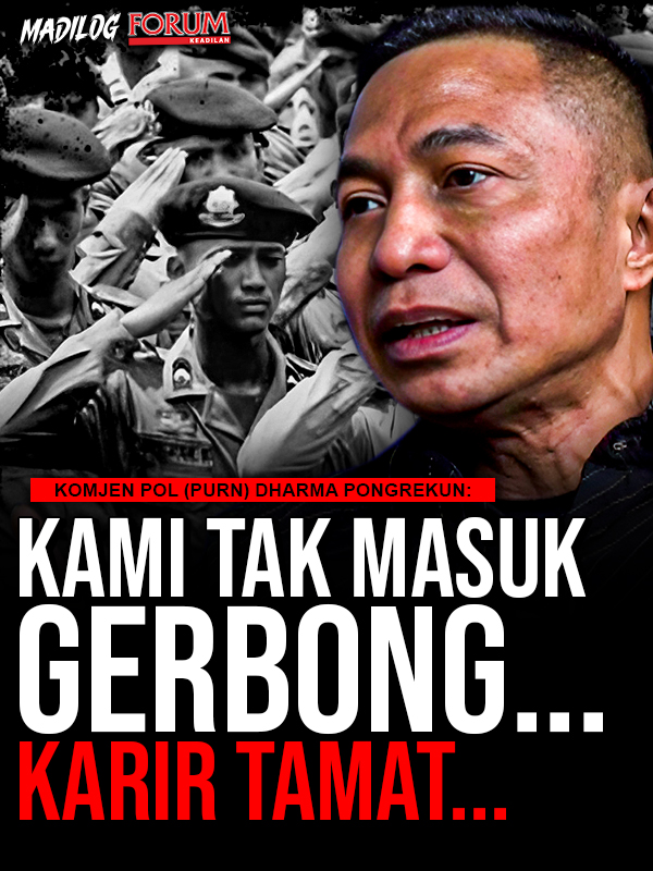 KOMJEN POL (PURN) DHARMA PONGREKUN: KAMI TAK MASUK GERBONG... KARIR TAMAT... Presiden Prabowo Subianto membentuk komite untuk Reformasi Polri. Namun nama-nama tokoh yang tergabung dalam komite yang seharusnya diumumkan minggu, tiba-tiba ditunda. Apa sebenarnya yang terjadi? Kemana arah reformasi Polri? Seperti apa pandangan dari internal Polri terhadap reformasi tersebut? Podcast Madilog Forum Keadilan berikut ini mengupas pertanyaan-pertanyan tersebut secara kritis dan mendalam bersama Mantan Wakil Kepala Badan Siber dan Sandi Negara (BSSN), Komjen Pol (Purn) Dharma Pongrekun.* Host: Margi Syarif - Jurnalis Senior Narasumber: Komjen Pol (Purn) Dharma Pongrekun - Wakil Kepala BSSN 2019-2021 #dharmapongrekun #reformasipolri #presidenprabowo #polisi #kapolri #komitereformasipolri #bssn #margisyarif #polri #politiknasional #keamanan #forumkeadilan #madilog #podcastforumkeadilan