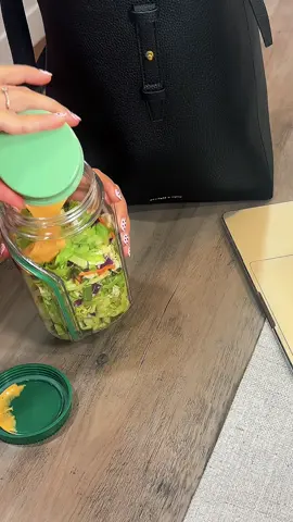 Goodbye soggy lunches. Hello crisp crunch. 💚                                                  #CrispPod #StayCrisp #SaladGoals #HealthyEating #FoodStorage