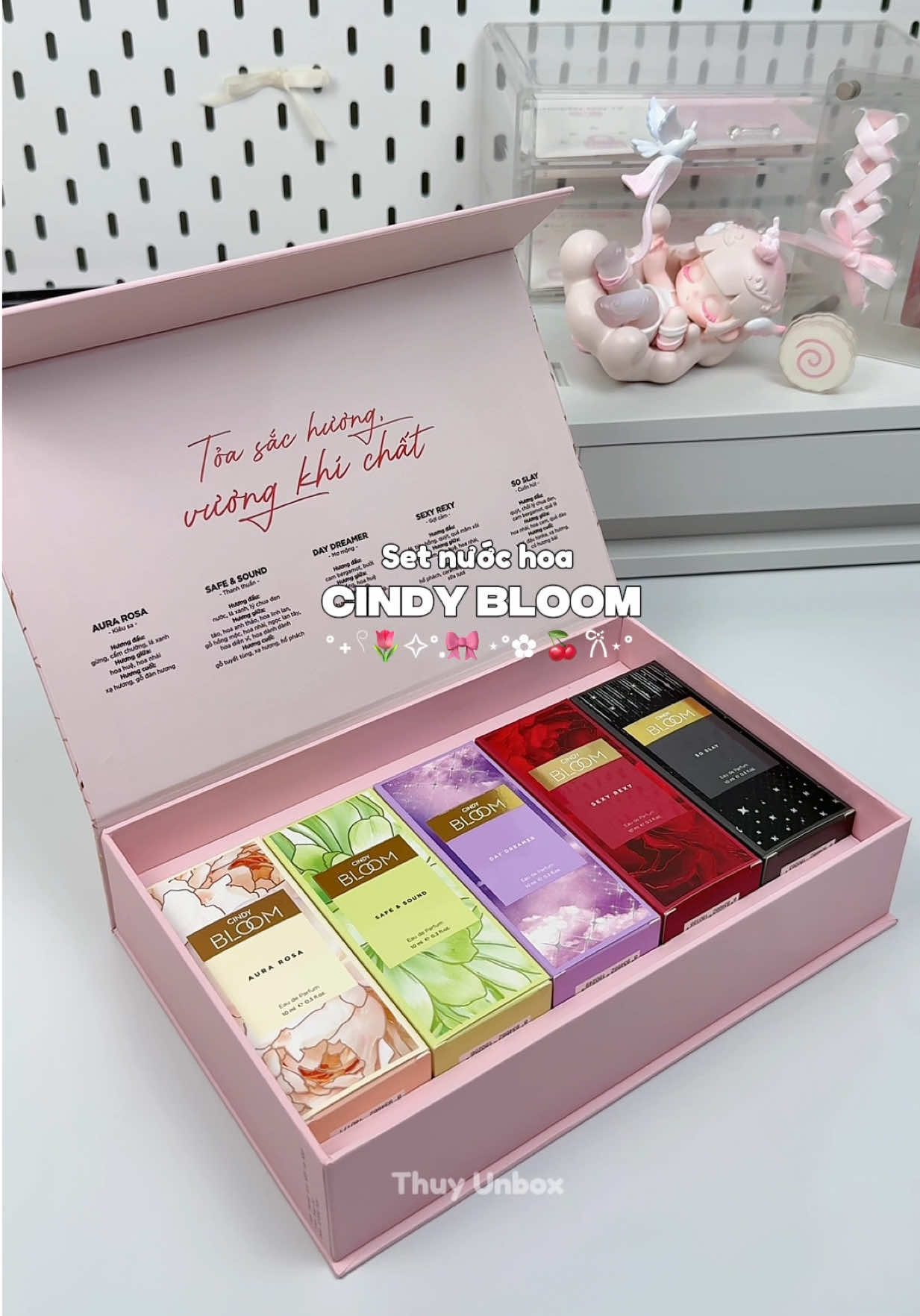 Set 🎁 nước hoa Cindy Bloom #cindybloom #setquatang #quatang #nuochoa #nuochoacindybloom 