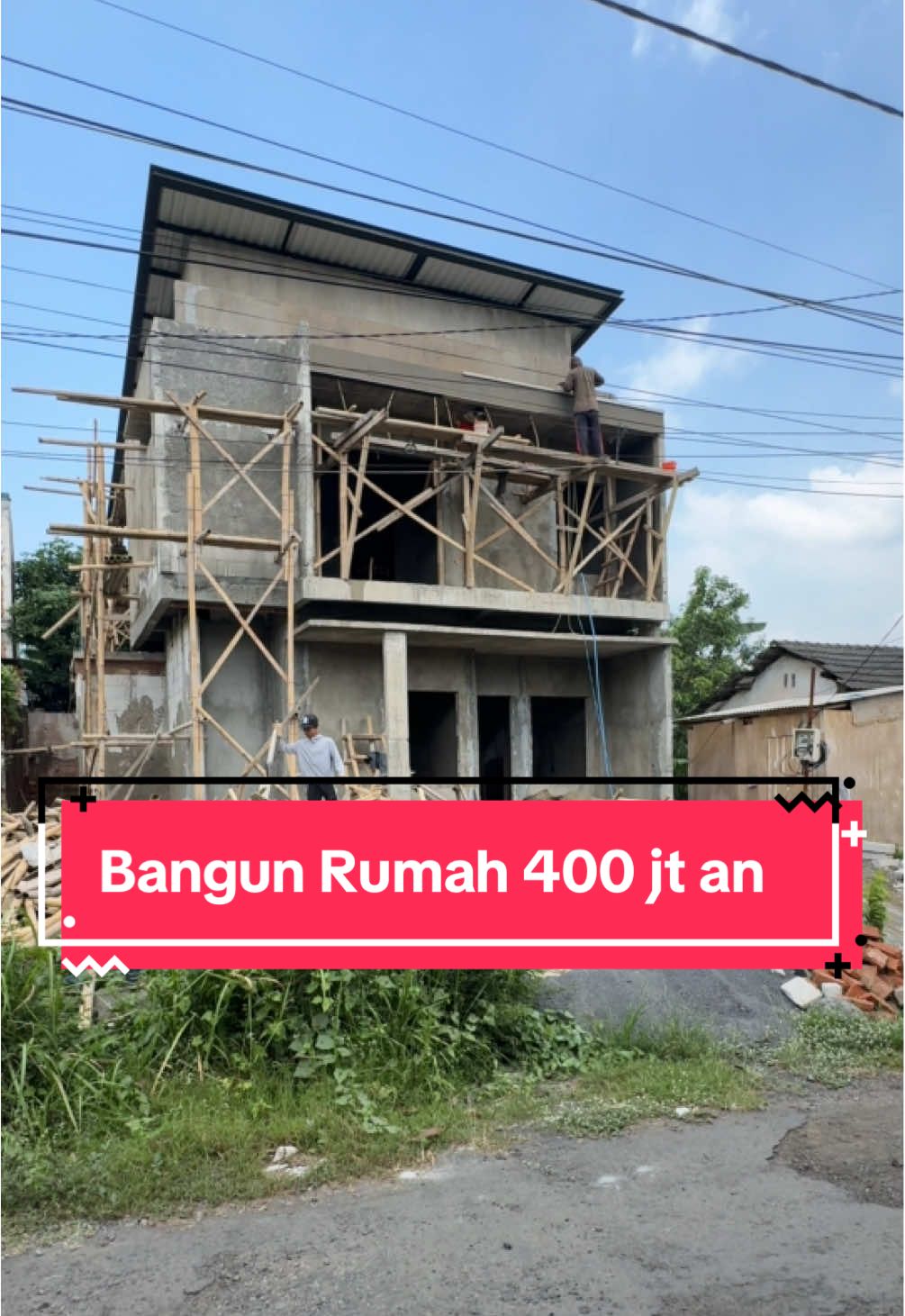 Visit pekerjaan rumah BG - house #proyekrumah #kontraktormalang #desainrumah #arsitekmalang #goldenpropertindo 