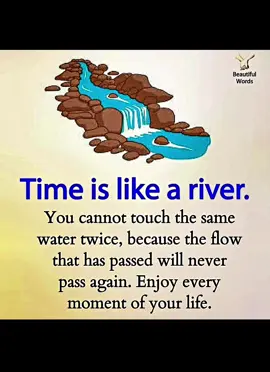 Time moves forward — don’t miss the beauty in the flow 🌊 ⏰✨ ⏳ 💫 #creatorsearchinsights #motivation #time #life #positivity 