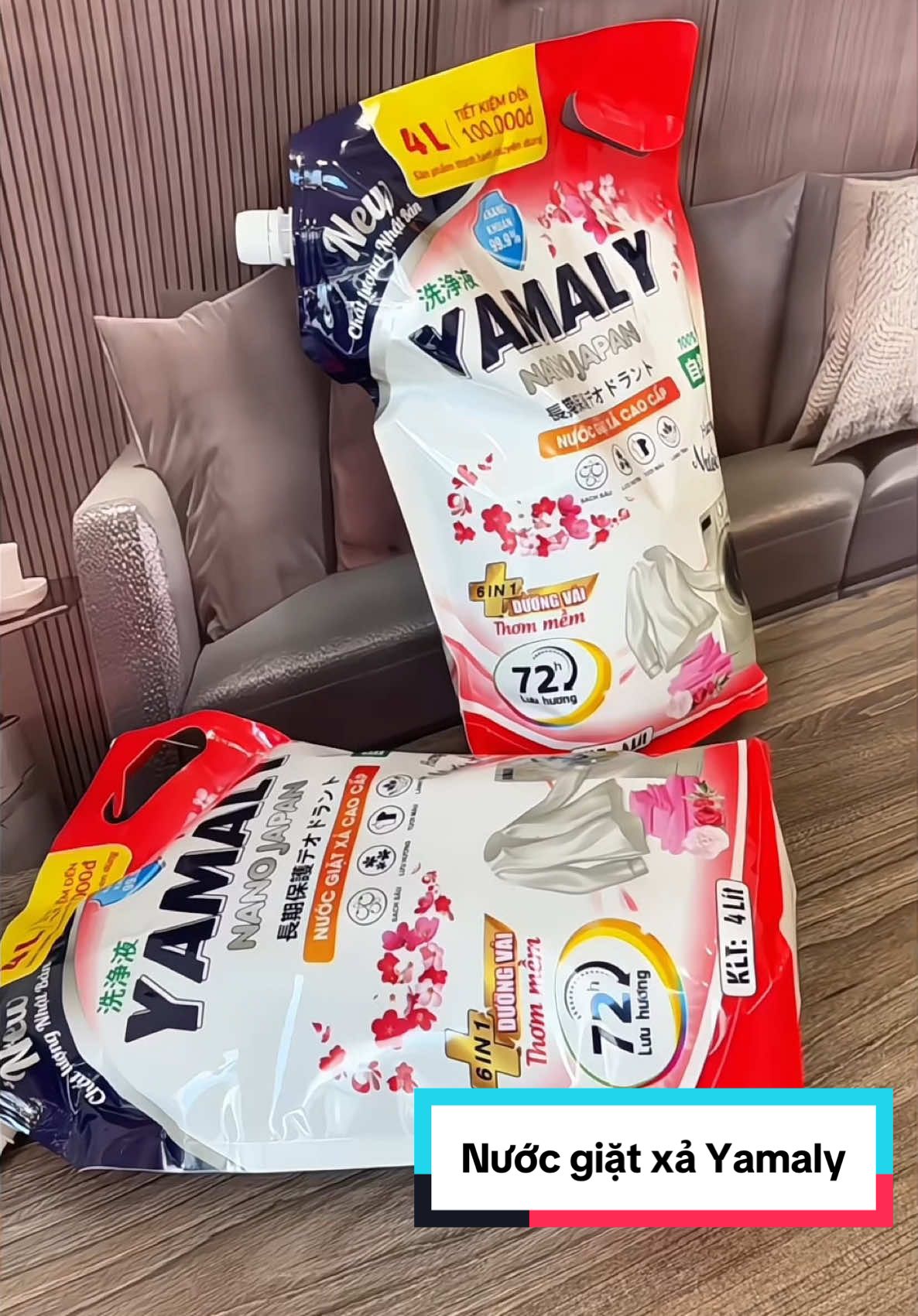 Nước giặt xả cao cấp Yamaly, công nghệ Nhật Bản, lưu hương từ 3-15 ngày, an toàn khi giặt đồ người lớn và trẻ em, thân thiện với làn da và môi trường #nuocgiatxa #yamaly #dietkhuan #luuhuong #giatquanao 