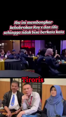 #roy Suryo dan tifa tidak berkutik di hajar ibu