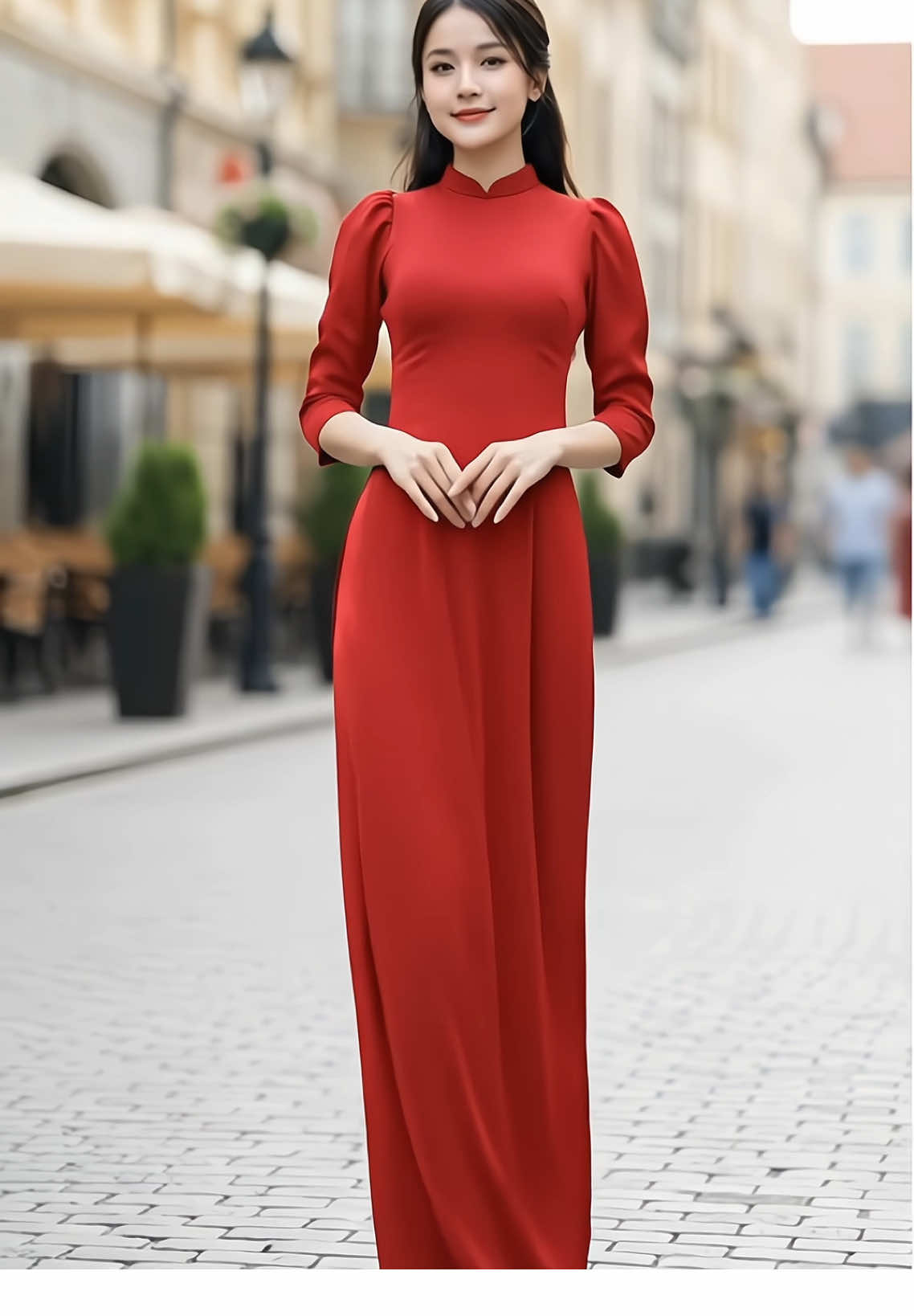 Áo dài tay bồng nhiều màu #aodaicachtan #hoangnganfashion #aodaicachtancaocap #aodainusinh  @Hoàng Ngân Fashion  @Hoàng Ngân Fashion  @Hoàng Ngân Fashion 