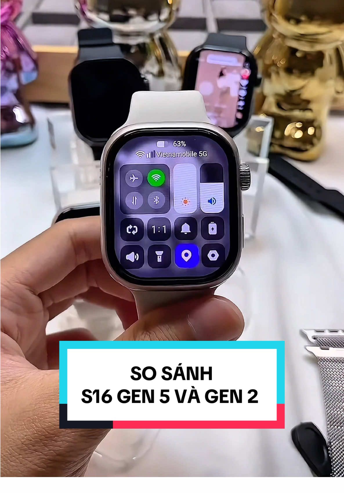 Sự khác biệt của S16 GEN 5 và GEN 2 #dongholapsim #donghothongminh #xuhuong #s16progen5 #xuhuong 
