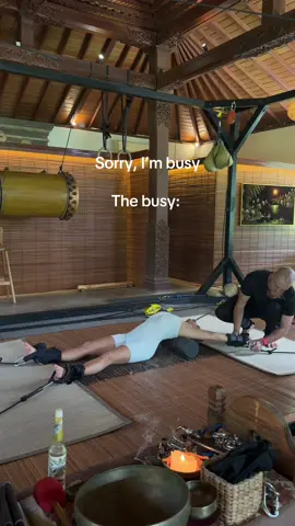 open me to learn more >> the body keeps the score! what you are seeing is bts of a myofascial release session at pravilo world in Bali  Here’s what I’ve been learning: This is resistance-based rewiring, every movement is guided by tension, and every release is earned through full-body engagement. You’re not passively being pulled, you’re actively meeting the tension, breathing with it, moving through it. During my practice here, I learned that I am holding onto a lot of tension, emotion, and build up energy in shoulders and lower back. I was using this position for a deep opening in the chest and shoulders, while working with my hips to create spaciousness in the lower body.  Follow to learn more.  #myofascialrelease #fasciarelease #strengthtraining #strengthandconditioning #physicaltherapy 