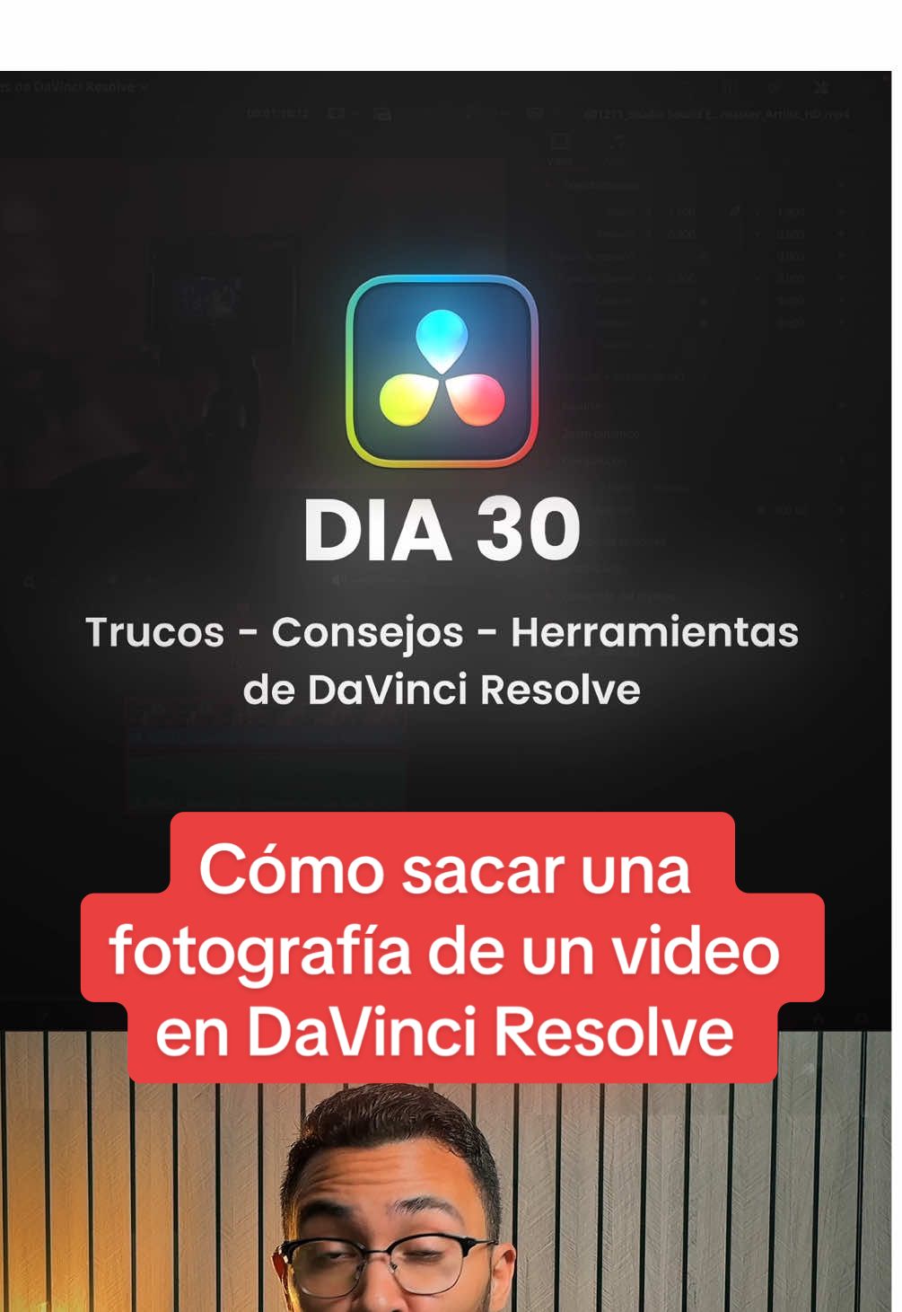 Cómo congelar un fotograma en DaVinci Resolve, está función te permite crear una imagen estática de un video y en este tutorial te enseño hacerlo FÁCIL Y RÁPIDO. #ediciondevideo #davinciresolve #jassonviloria #escuelaenfoque #davinciresolve20 
