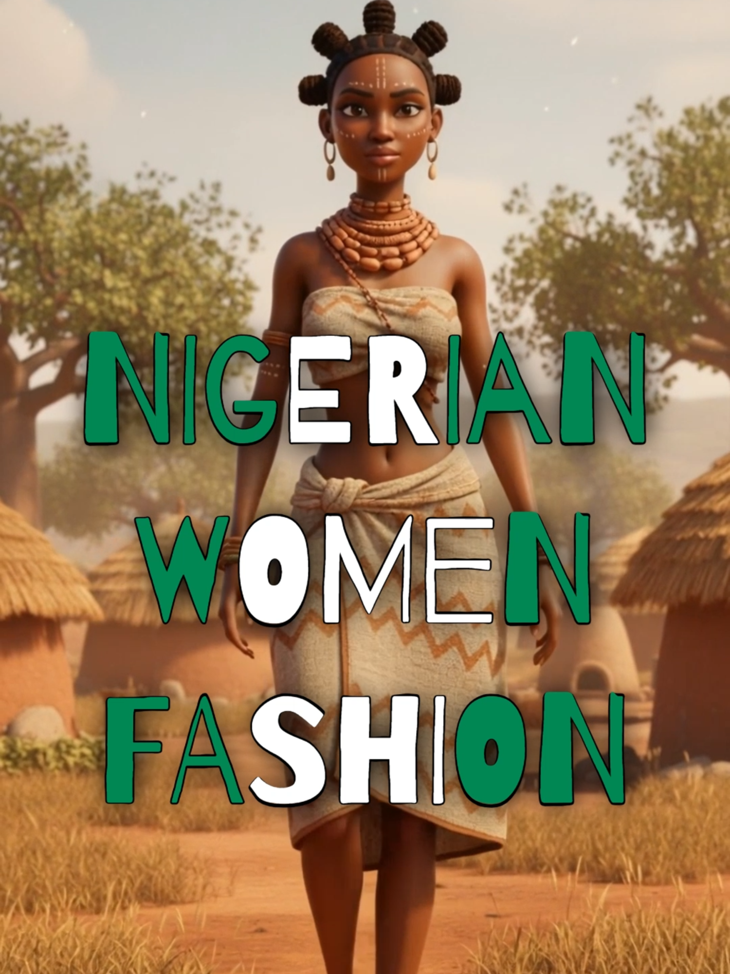 Nigerian Women Fashion : Ancient to 2020s #aiart #3danimation #fashion #Nigerian #Nigeria