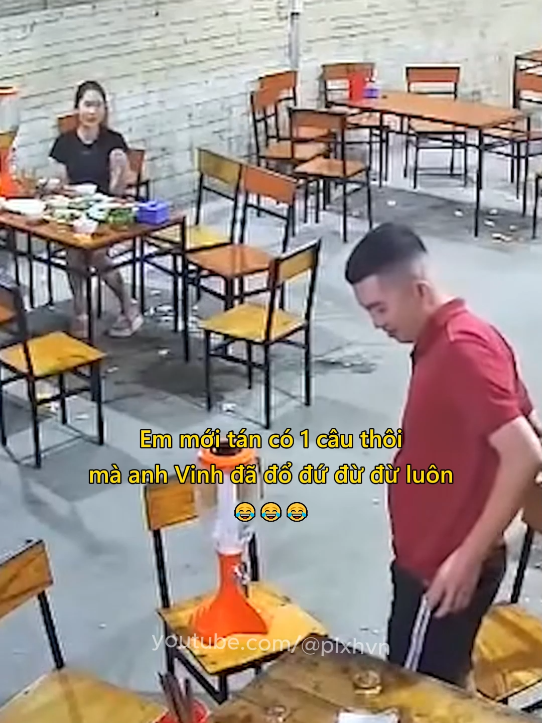 Em mới tán có 1 câu thôi mà anh Vinh đã đổ đứ đừ đừ luôn 😂 #annhau #haihuoc #vuive #gaixinh #giaitri #plxhvn #phapluatxahoi