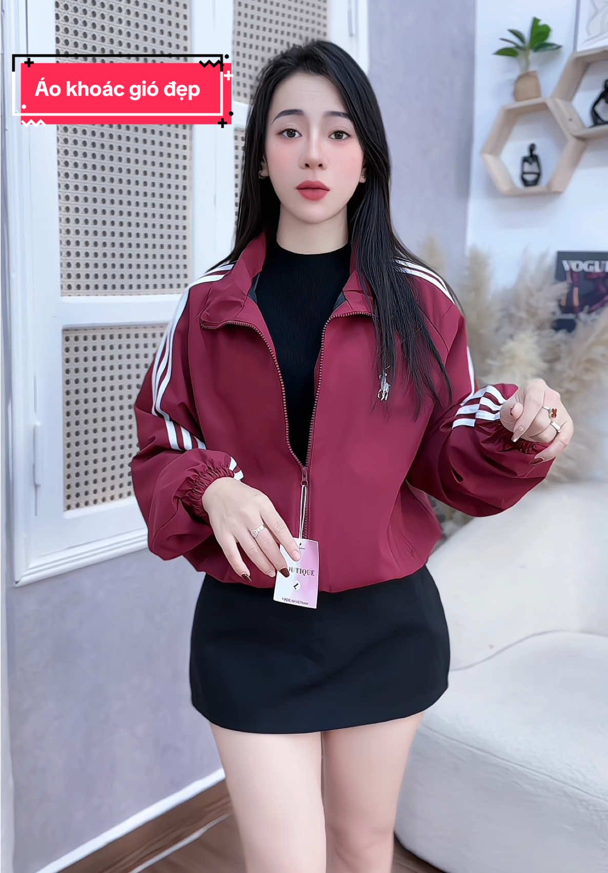 Áo Khoác Gió Nữ 2 Lớp , nhiều mầu xinh #macdepmoingay #xuhuongtiktok #thoitrangnu #aokhoacgio #aogio 