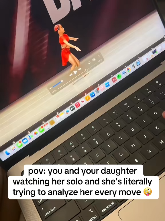I can't watch her solos with her!! Haha #motheranddaughter #dancemoms #dancer #dance #dancelife