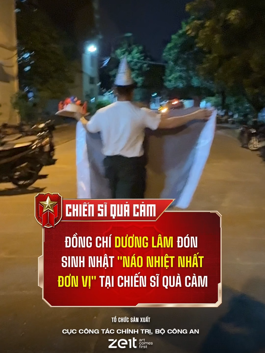 Đồng chí Dương Lâm đón sinh nhật náo nhiệt nhất đơn vị #ChienSiQuaCam #BoCongan #Zeit #TikTokGiaiTri #leduongbaolam