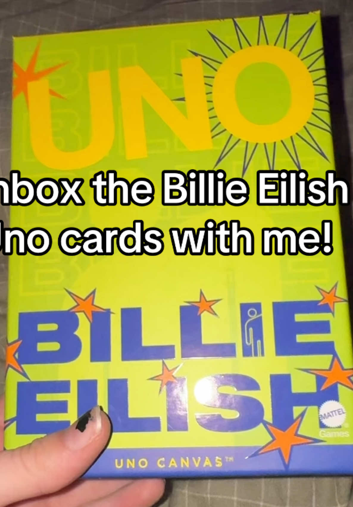 Unbox the Billie Eilish uno cards with me ! #billieeilish #billieeilishmerch #hitmehardandsofttour #trending #merch 