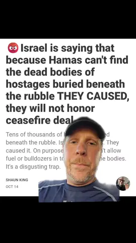 Ceasefire: Israel is saying they will not honor the #ceasefire deal due to #Hamas stating that they are unable to find the dead bodies of the remaining #hostages  #palestine🇵🇸  @Shaun King @WitchOfTheVelvetGate @Just_Khryssy #greenscreen 