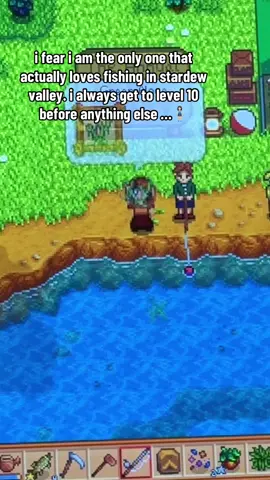 finally started a new game of it but trust in my other one i have every single fish at iridium level💀 #stardewvalley #nintendoswitch #stardewvalleyfarmer #fishingstardewvalley #fypシ 