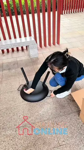 1527 - Bếp nướng than 3 chân thép sơn tĩnh điện kèm vỹ nướng inox dùng làm tiệc ngoài trời, ăn uống cuối tuần tại nhà