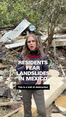 Following torrential rains and severe flooding, survivors in central and eastern Mexico are fearing that more landslides could bury their homes. CNN's Valeria León reports. #cnn #news #mexico