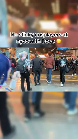 This made my day @Dove Beauty & Personal Care 😭🙏🏻 #cosplay #paswg #newyorkcomiccon #dove #reaction 