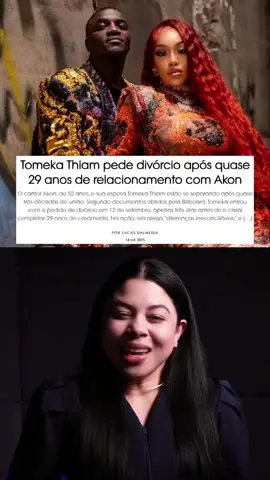 a esposa do cantor Akon após 29 anos de casado pede separação e indenização ela pede 100 milhões de euros mas descobre que na conta de Akon só tinha 10 mil dólares e ela descobre que os seus bens @FernandoWs tá no nome de sua mãe