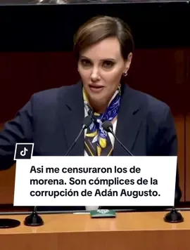 Así me censuraron y violaron la Constitución que protege mi libertad de expresión, como Senadora. Quitaron el video que presenté con pruebas de la corrupción de Adán  Augusto López. Los senadores de morena son cómplices de esta barbarie, escuchen: #LillyTéllez #SenadoraDeMéxico #parati #Censura #Huachicol 