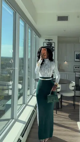 You asked, I delivered 🤍 Tuesday’s outfit details  ~ white & green moment 💚 Outfit @Naked Wardrobe  Belt @Amazon Fashion  Fragrance @Gucci  Happy new week! 🫶🏾 #fashiontiktok #fallstyleinspo #elegantstyle #fallfashion #classystyle  fall outfit ideas, classy outfit inspo, monochrome outfit styling, green and white outfit, elegant fall outfit, everyday fall outfit, outfit ideas for women, minimal fall outfits, fall style 2025, trending fall looks