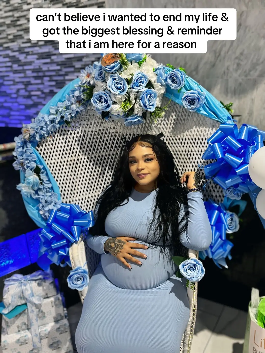 still in denial that i was lucky enough to have this little boy who has changed my life & make me view everything completely different. never thought i was worthy of it til god said girl get it together, my baby boy is gonna be ONE in 19 days & honestly i can’t even begin to describe & tell you guys how much being a mom saved my life & altered my brain 🥲 i truly am so blessed & so happy for this opportunity … after being so miserable careless & ungrateful with my life.. if anyone i know or i see struggling my one & only advice would always be to not give up & i know it’s easier said than done but trust me … it is always worth it to keep going … i did not plan my pregnancy at all & this was a very scary adventure to endure but not only did i love being pregnant but i love that i have someone & something so special that i created & nobody can take away from me was even apart of my story, all the pain i have endured was what led me to my happy ending & i truly don’t understand how i got this far but i did & i deserve every bit of it & i will do my best to keep & deserve the title of being someone’s mom. i love you river 💕