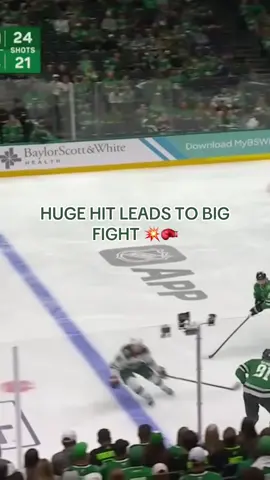 Big hit and then the boys scrapped #NHL #Hockey #NHLFights #MinnesotaWild 