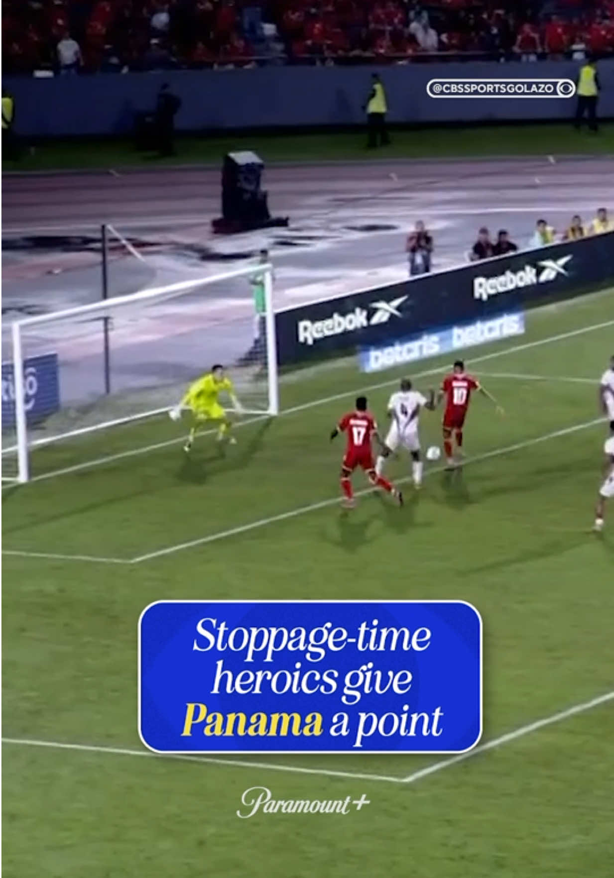 Azarías Londoño whips in a perfect cross and Ismael Díaz finishes it off to rescue a crucial point at home in World Cup qualifying 🇵🇦 #Soccer #football #panama