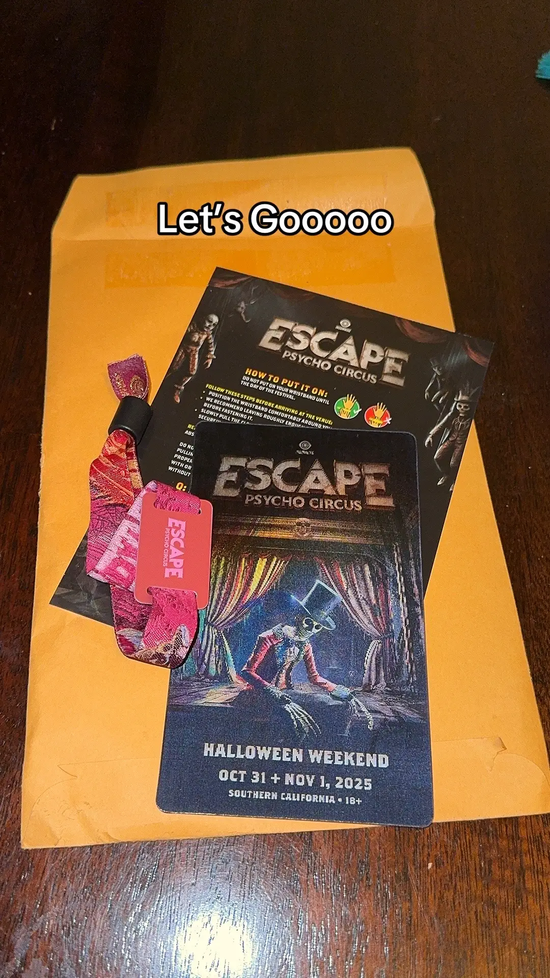 Can’t wait  🖤🤗 #Escape2025 #psychocircus #ravetok #halloweenweekend🎃 