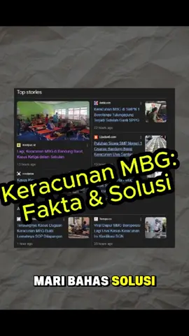 “Keracunan MBG ramai dibahas. Solusinya ada tanpa hapus program: aktifkan dapur sekolah, sajian prasmanan, dan QC ketat. Save & share biar makin banyak yang paham.” #MBG #CekFakta #KeamananPangan #SekolahSehat #fyp 