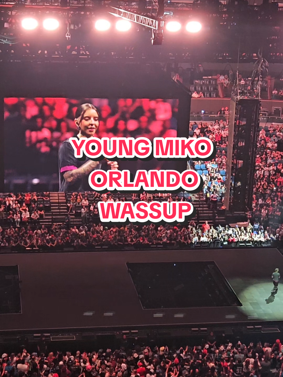 YOUNG MIKO @baby miko 💗 @BILLIE EILISH #youngmiko #hmhastour #wassup #billieeilish #billieorlando 