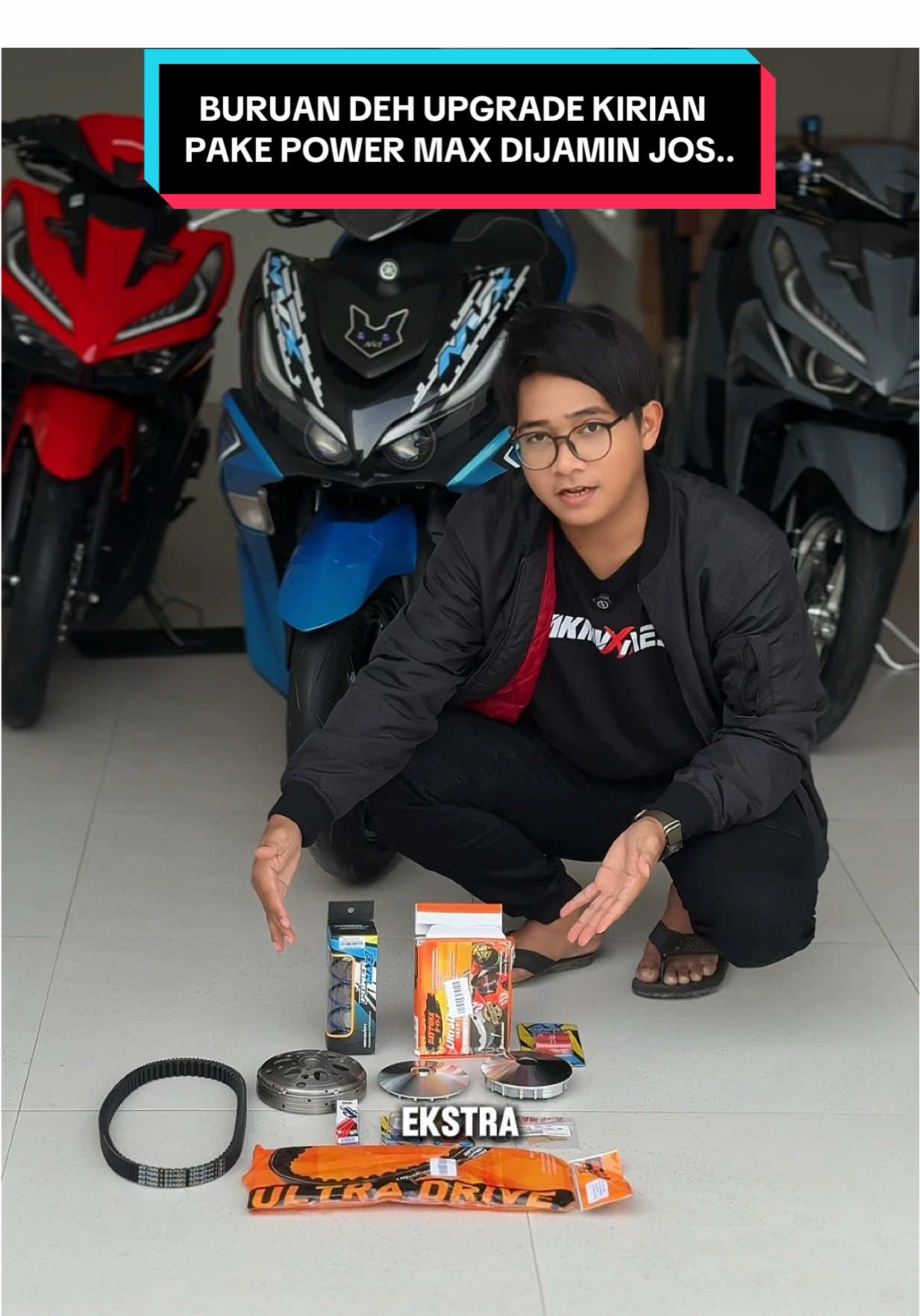 Mending buruan deh upgrade kirian motor matic mu biar lebih joss 😎 #kirian #kirianmatic #upgradekirian #powermax #paketfullupgradecvt 