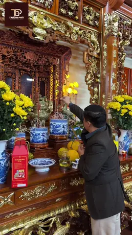 Không gian Từ Đường ấm cúng tại Tiền Hải, Thái Bình🙏🙏#khonggiantho #gotruongphat #dotho #tuduong 