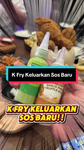 Korang jangan lupa serbu K Fry and try sos baru diorang 🌶️🧄 #kfry #jjukjjuk #squeeze #sosbaru #drumstick 