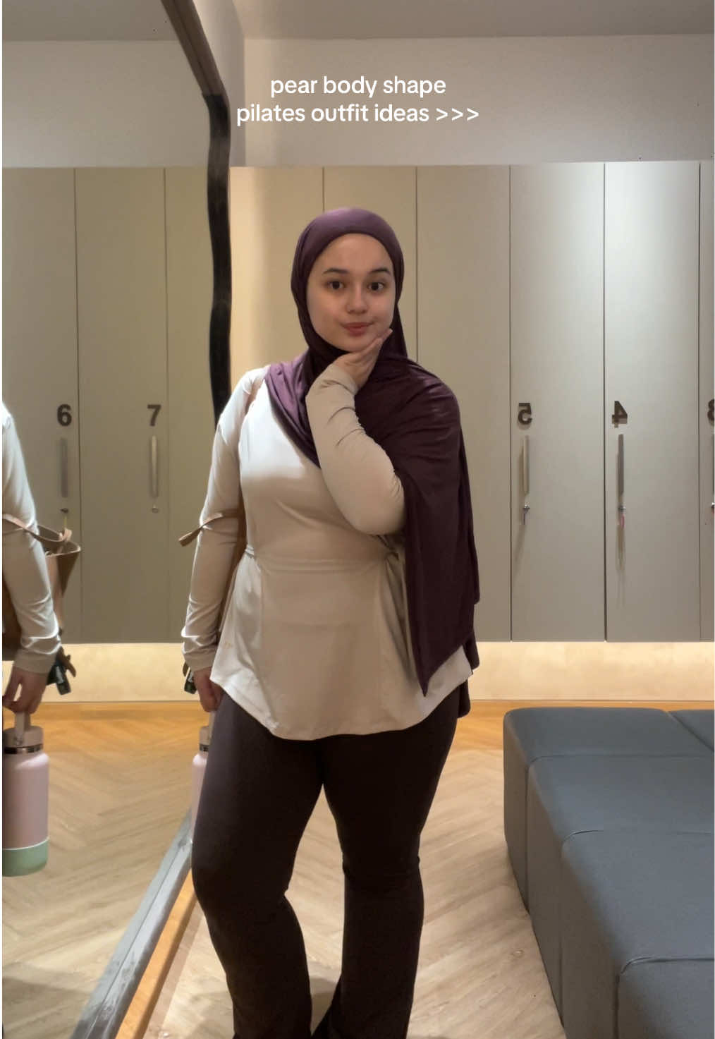 tar deh beli hijab yg warnanya pas😭😭🫰🏻 top : @HIA EveryWear Nala Loose Fit pants : lululemon