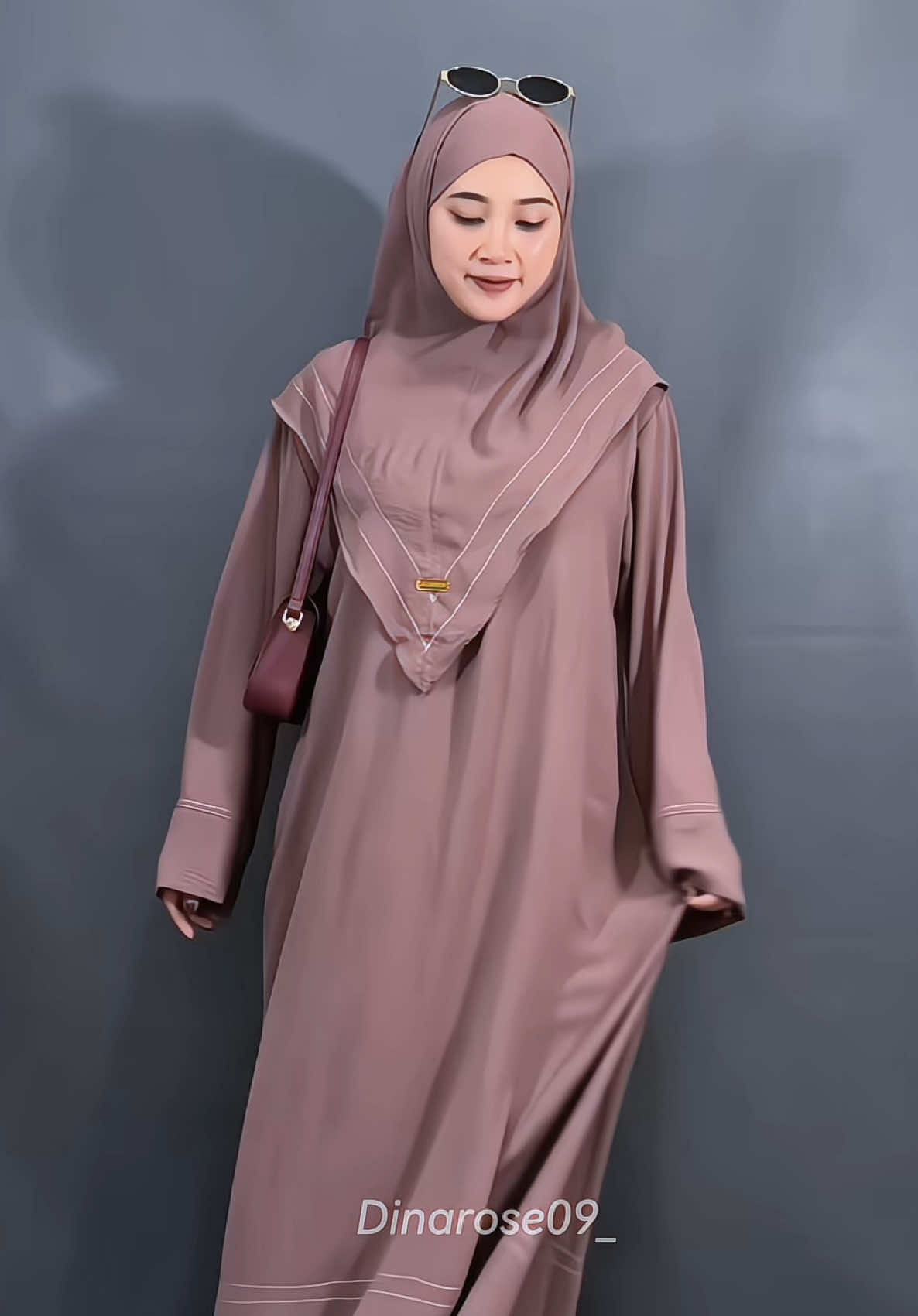 Oneset hijab dan dress super simple 🥰✨