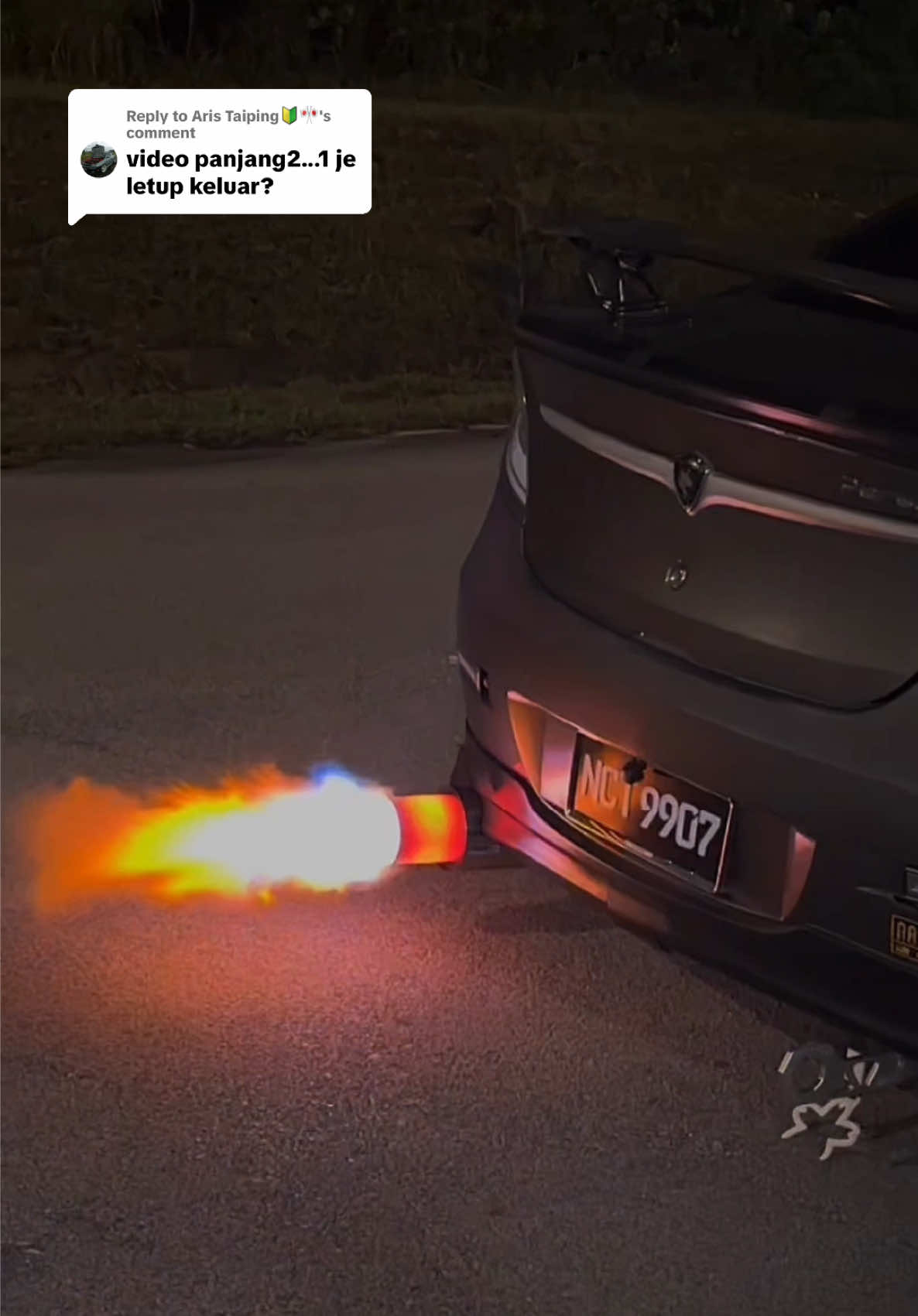 Replying to @Aris Taiping🔰🎌 letup sikit jee bang tapi api dia tengok macam mana ini enjin bukan evo atau mivec campro jee bang…😂🗿#fyppppppppppppppppppppppp #loweredlifestyle #virel #viral_video_tiktok #popandbang 